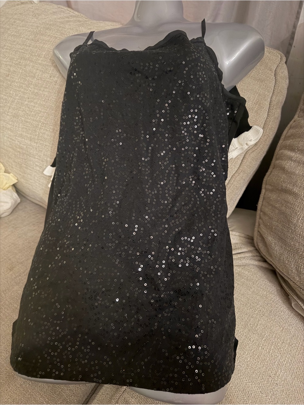 Ann Taylor Black Sleeveless Cami Top